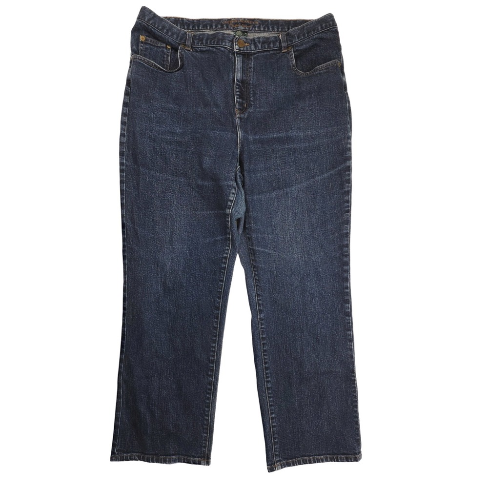 Lauren‎ Ralph Lauren Classic Straight Fit Blue Denim Jeans Womens 16W